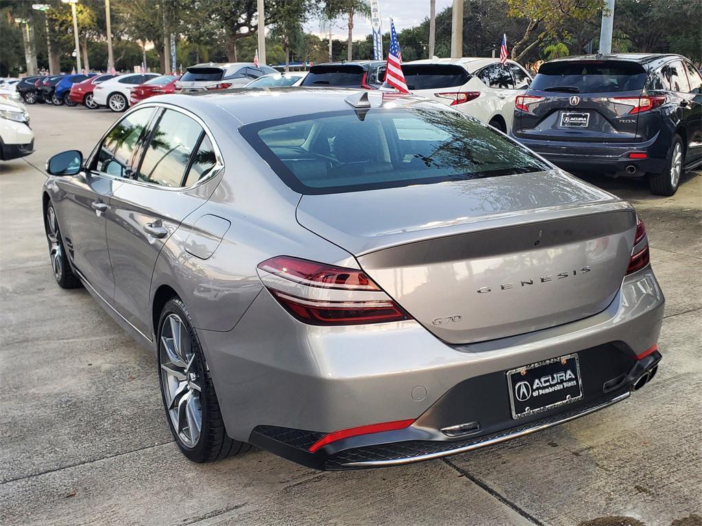 used 2023 Genesis G70 car, priced at $25,488