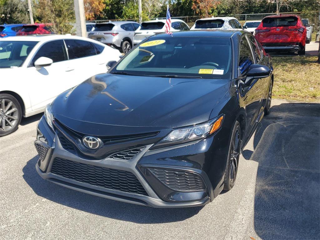 used 2021 Toyota Camry car, priced at $17,488