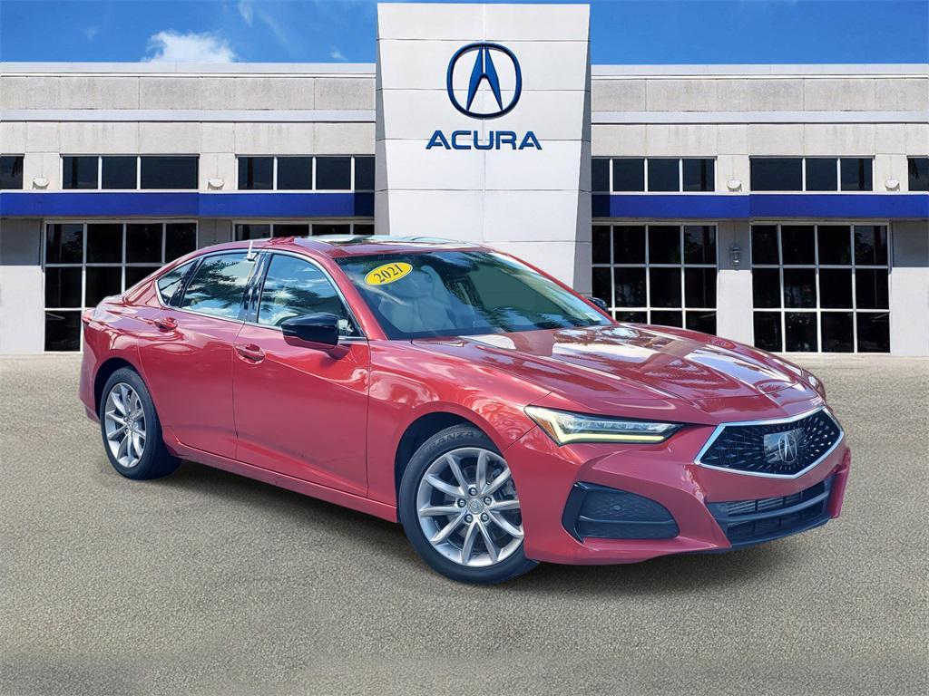 used 2021 Acura TLX car, priced at $21,888