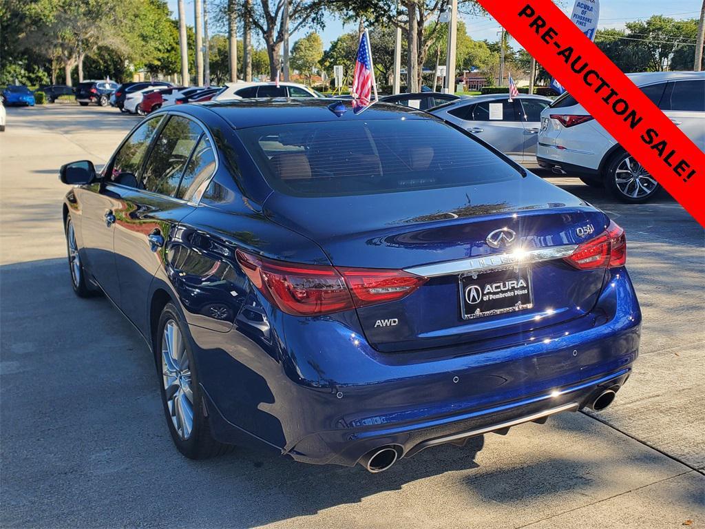 used 2024 INFINITI Q50 car, priced at $31,498