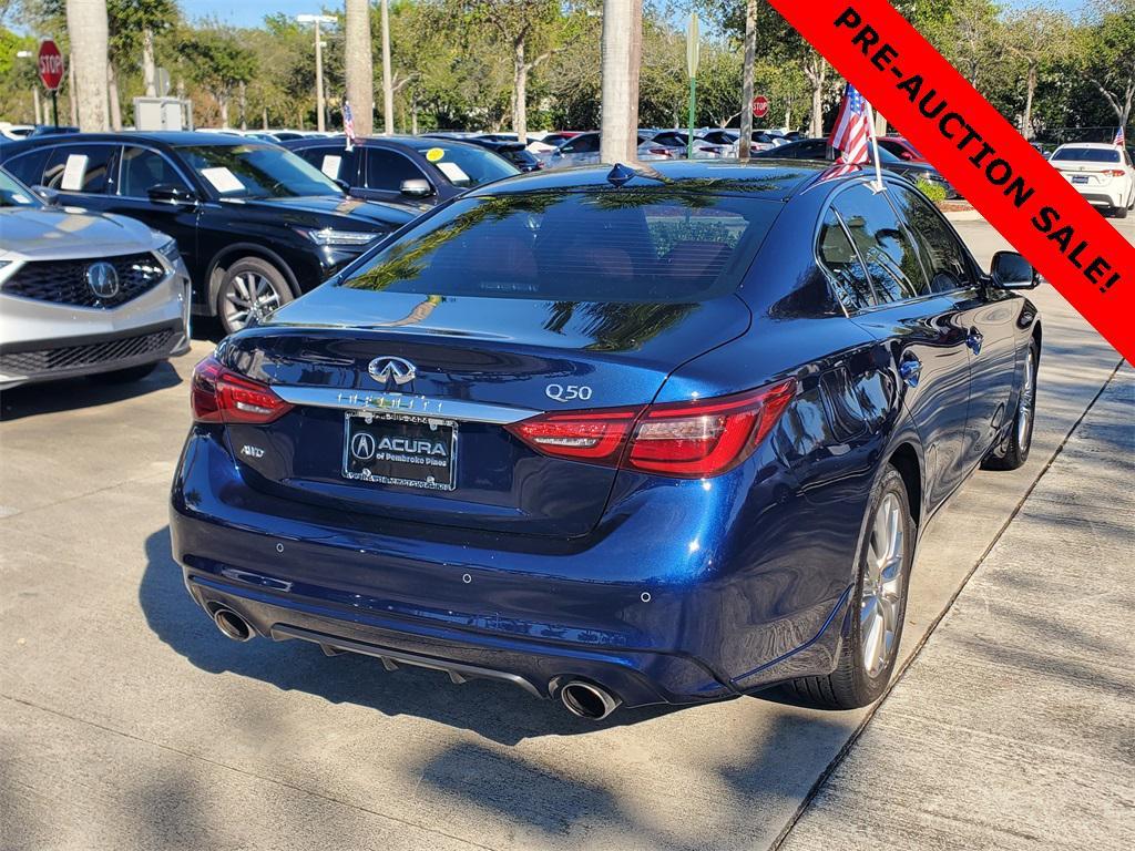used 2024 INFINITI Q50 car, priced at $31,498