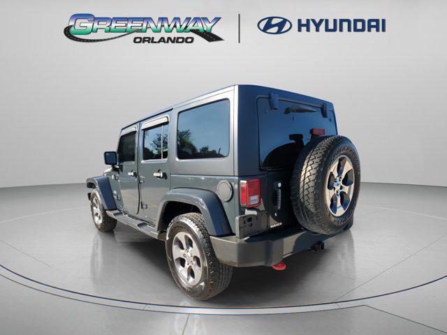 used 2017 Jeep Wrangler Unlimited car, priced at $19,357