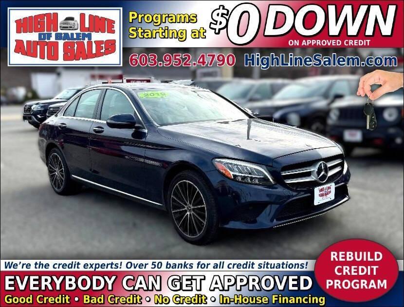 used 2019 Mercedes-Benz C-Class car, priced at $23,995