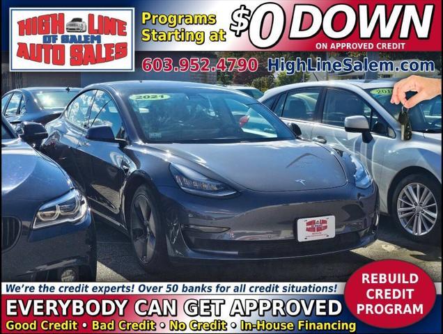 used 2021 Tesla Model 3 car, priced at $21,995
