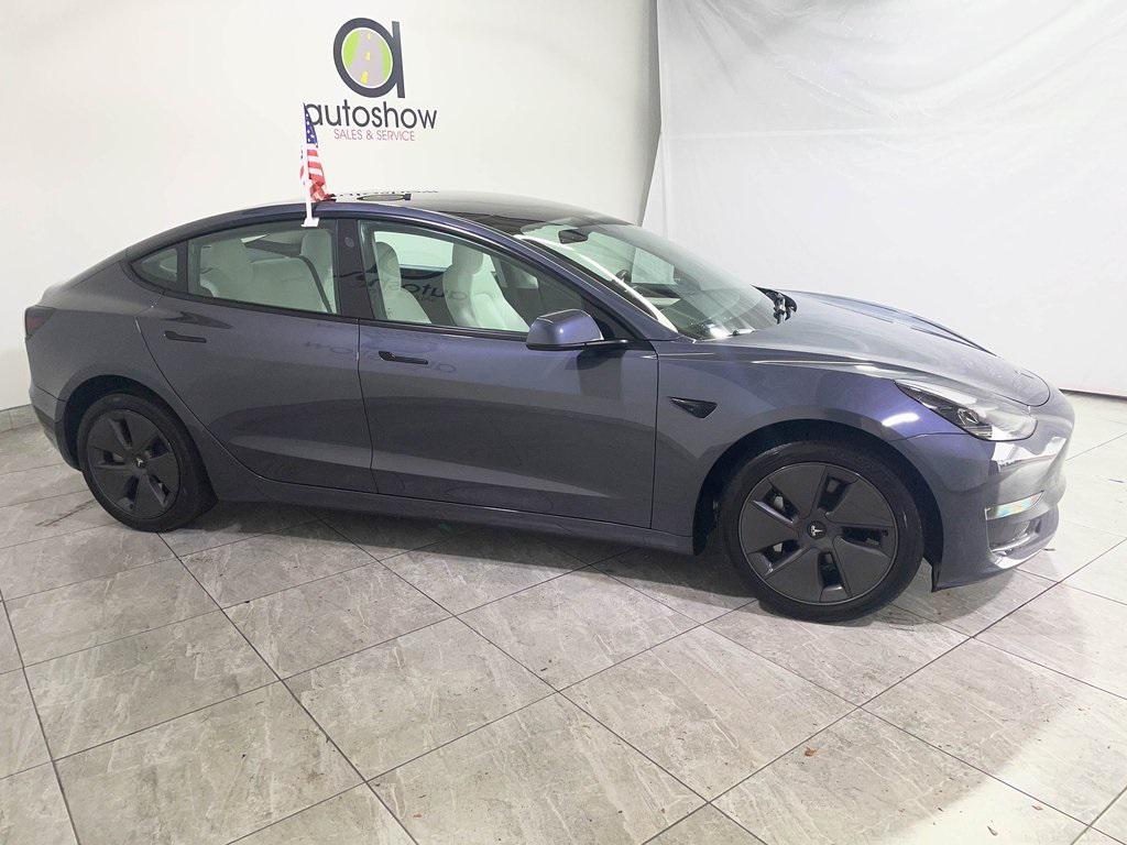 used 2023 Tesla Model 3 car, priced at $21,999