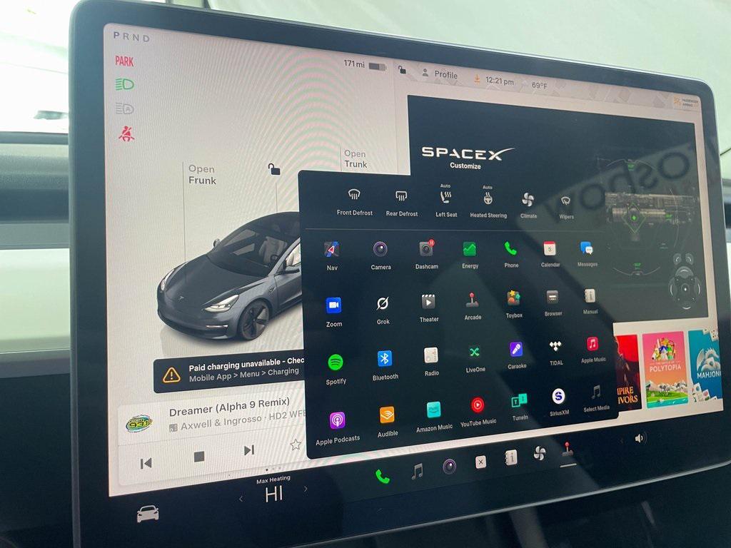 used 2023 Tesla Model 3 car, priced at $21,999