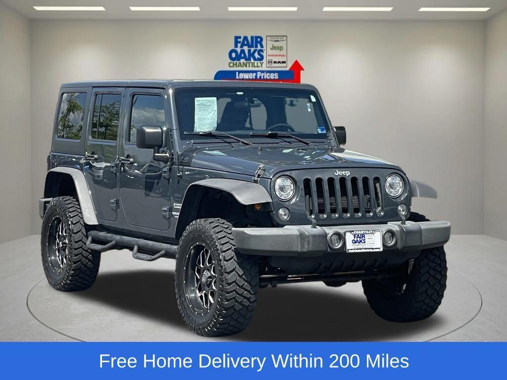 used 2017 Jeep Wrangler Unlimited car, priced at $18,197