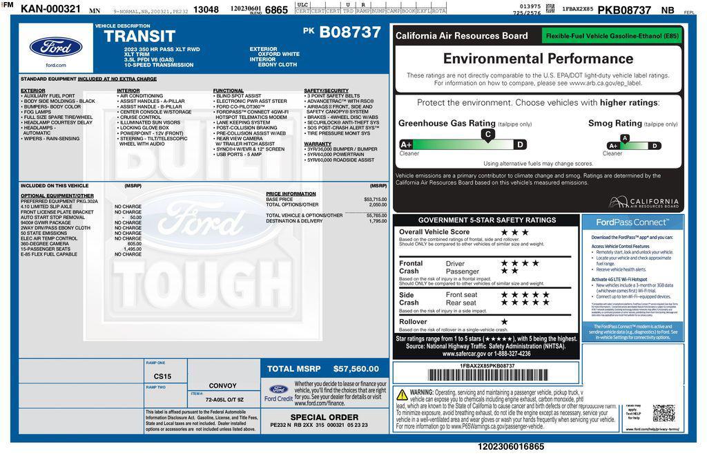 used 2023 Ford Transit-350 car, priced at $40,493