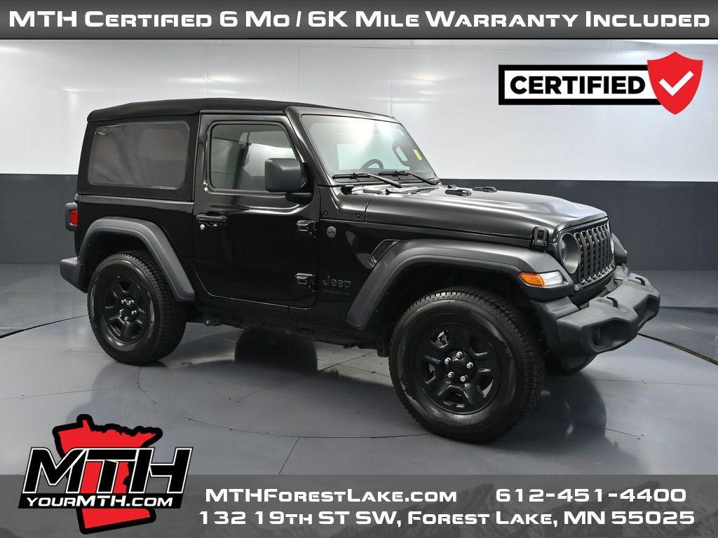 used 2024 Jeep Wrangler car, priced at $28,693