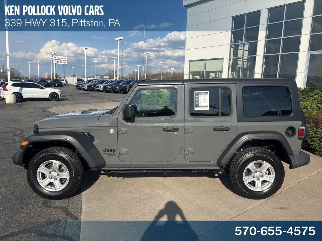 used 2021 Jeep Wrangler Unlimited car, priced at $27,841