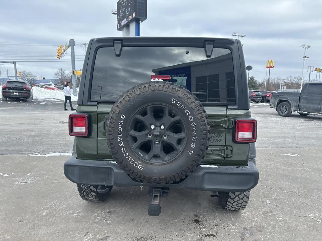 used 2022 Jeep Wrangler car, priced at $28,407