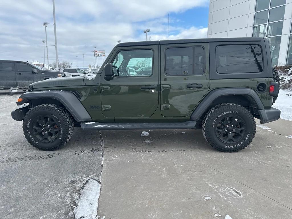 used 2022 Jeep Wrangler car, priced at $28,407