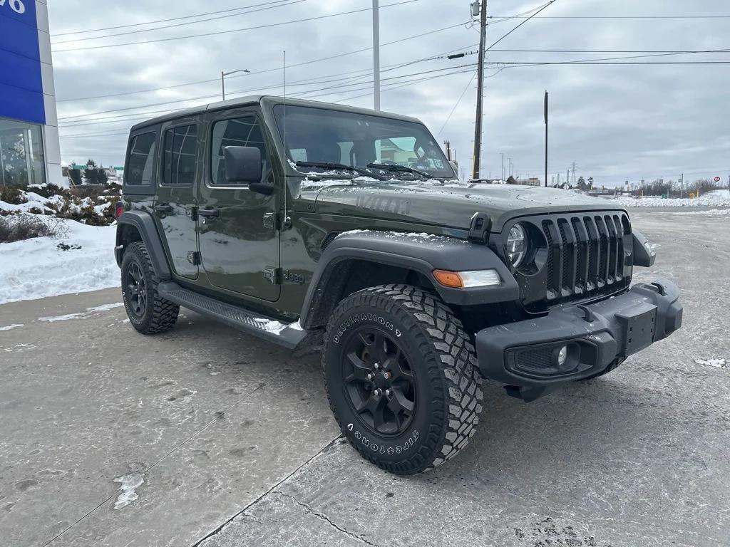 used 2022 Jeep Wrangler car, priced at $28,407