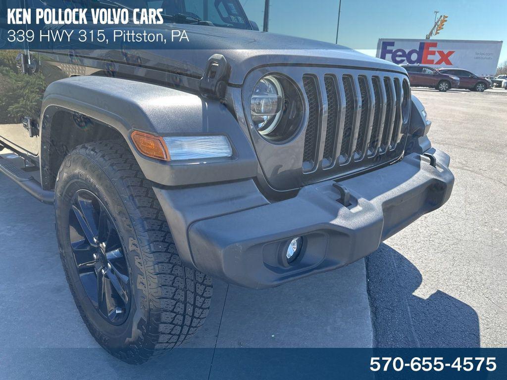 used 2021 Jeep Wrangler Unlimited car, priced at $25,676