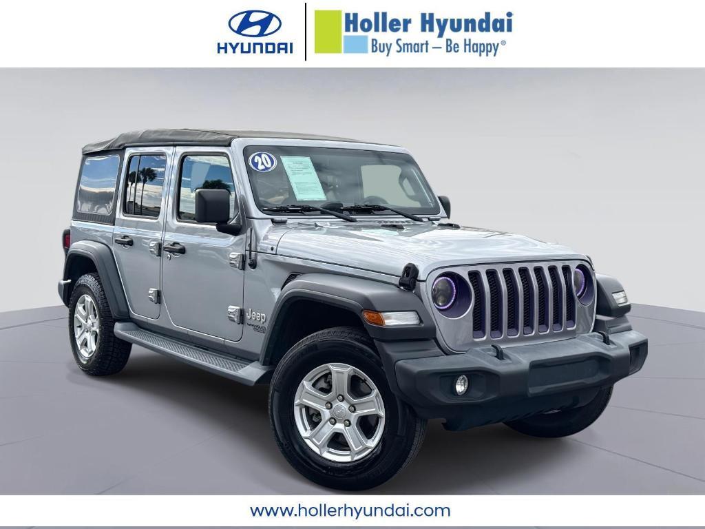 used 2020 Jeep Wrangler Unlimited car, priced at $19,595