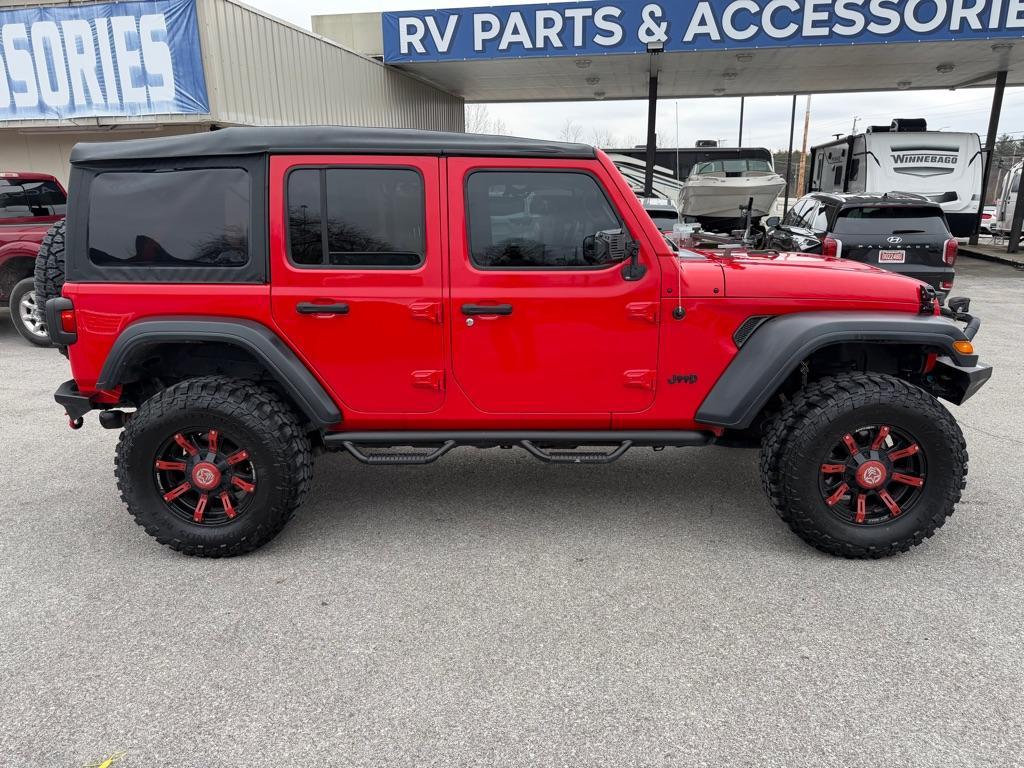 used 2018 Jeep Wrangler Unlimited car, priced at $15,999