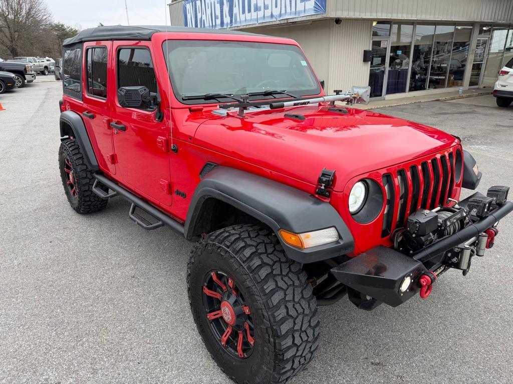 used 2018 Jeep Wrangler Unlimited car, priced at $15,999