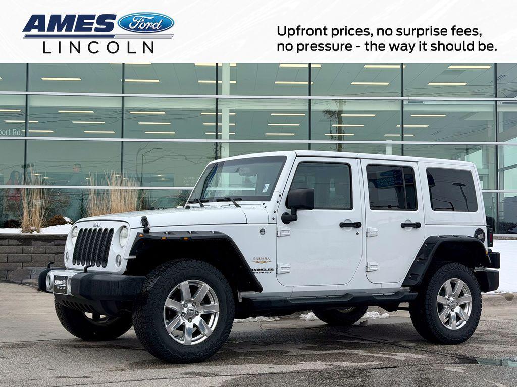 used 2015 Jeep Wrangler Unlimited car, priced at $16,968