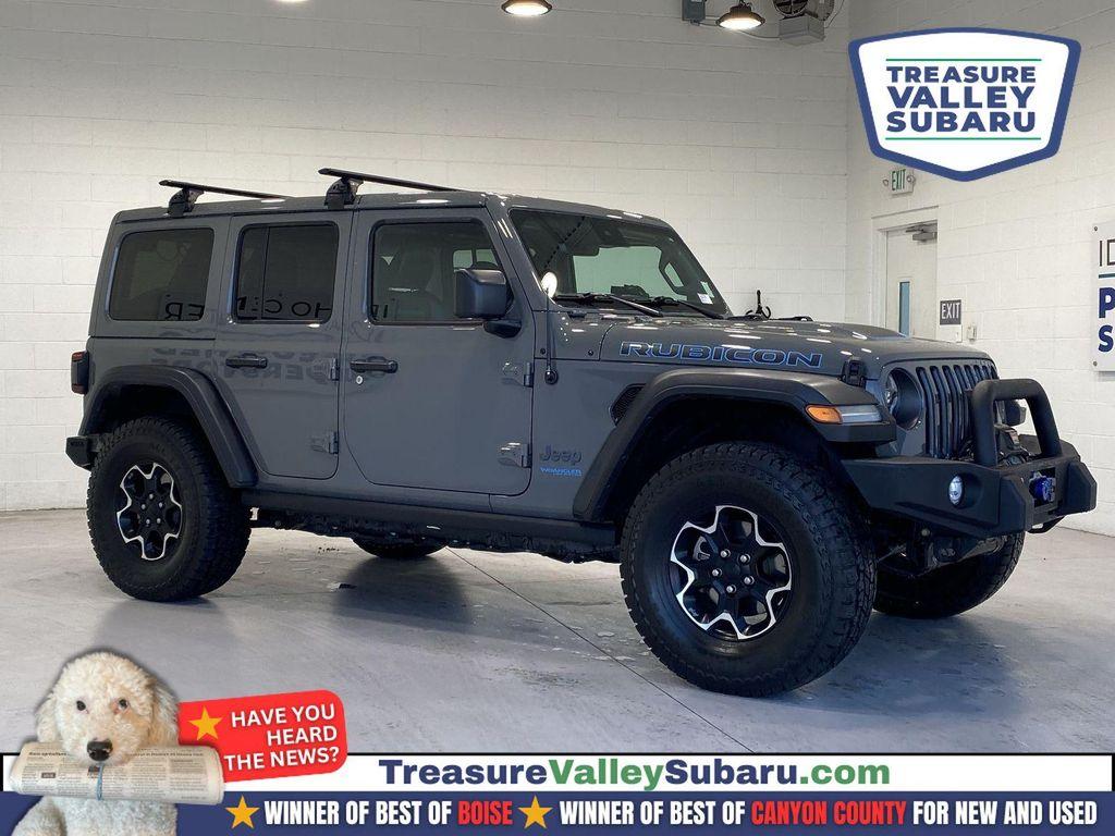 used 2021 Jeep Wrangler Unlimited 4xe car, priced at $33,594