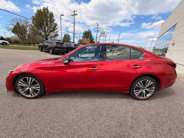 used 2023 INFINITI Q50 car, priced at $35,996