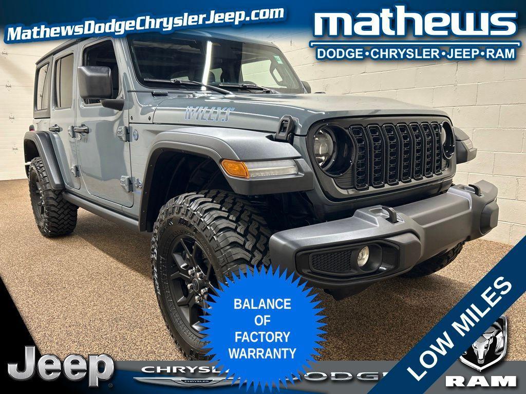 used 2025 Jeep Wrangler 4xe car, priced at $29,602