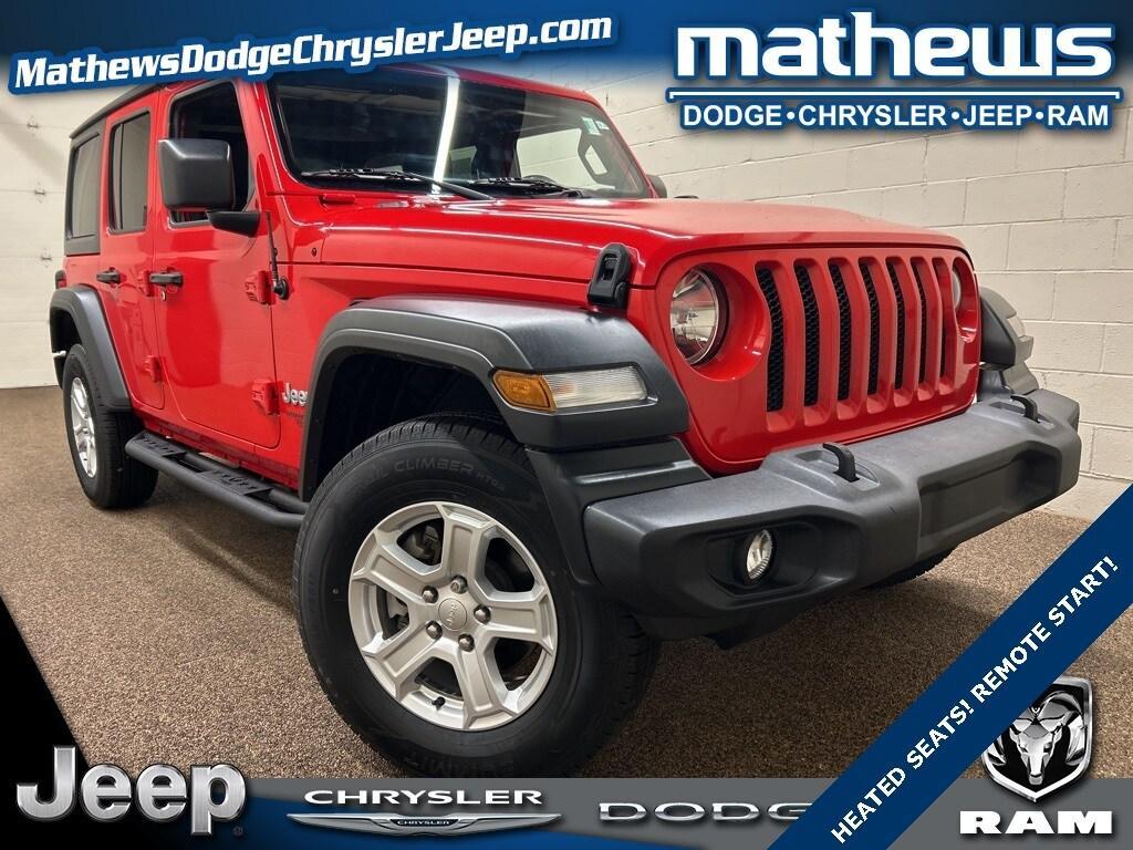 used 2018 Jeep Wrangler Unlimited car, priced at $27,000