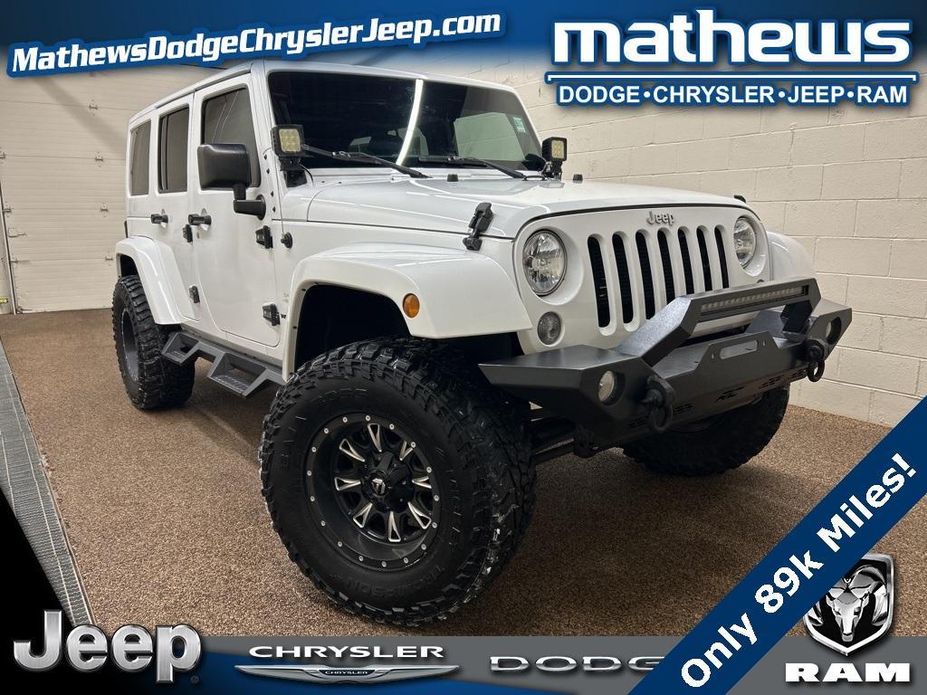 used 2015 Jeep Wrangler Unlimited car, priced at $19,500