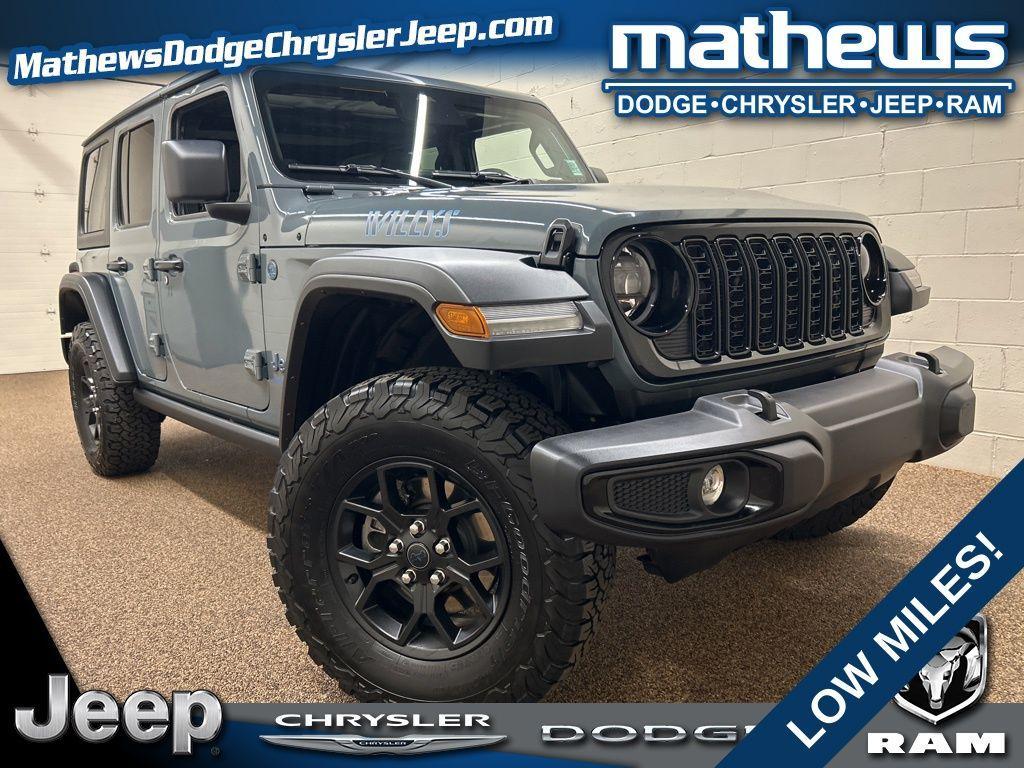 used 2025 Jeep Wrangler 4xe car, priced at $31,500