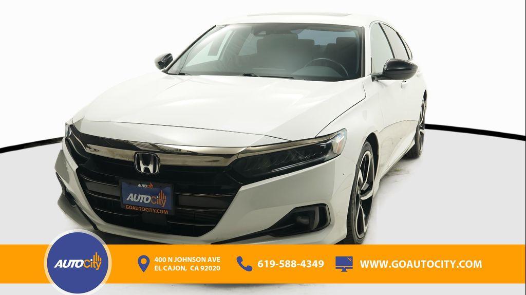 used 2021 Honda Accord car, priced at $21,500