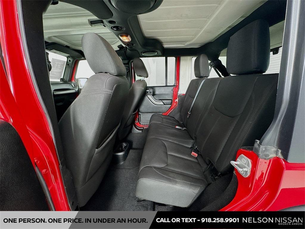 used 2014 Jeep Wrangler Unlimited car, priced at $15,713