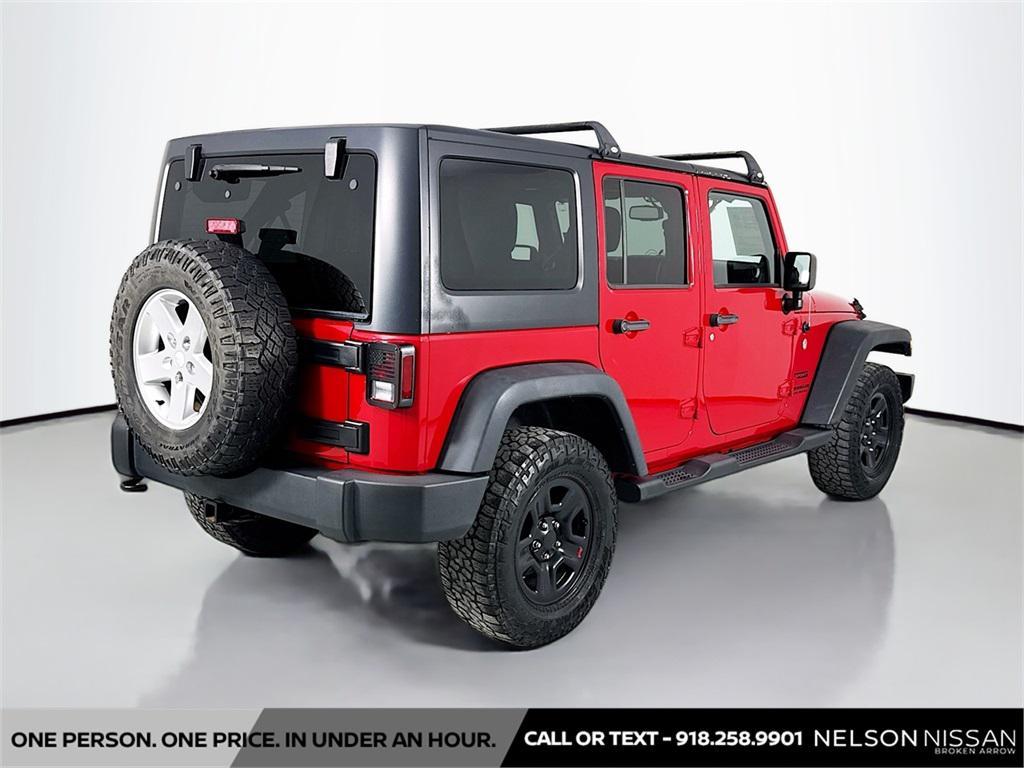used 2014 Jeep Wrangler Unlimited car, priced at $15,713