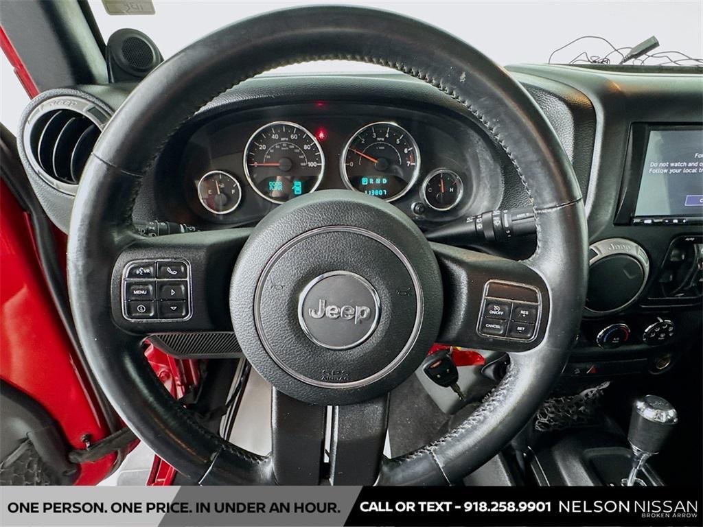 used 2014 Jeep Wrangler Unlimited car, priced at $15,713