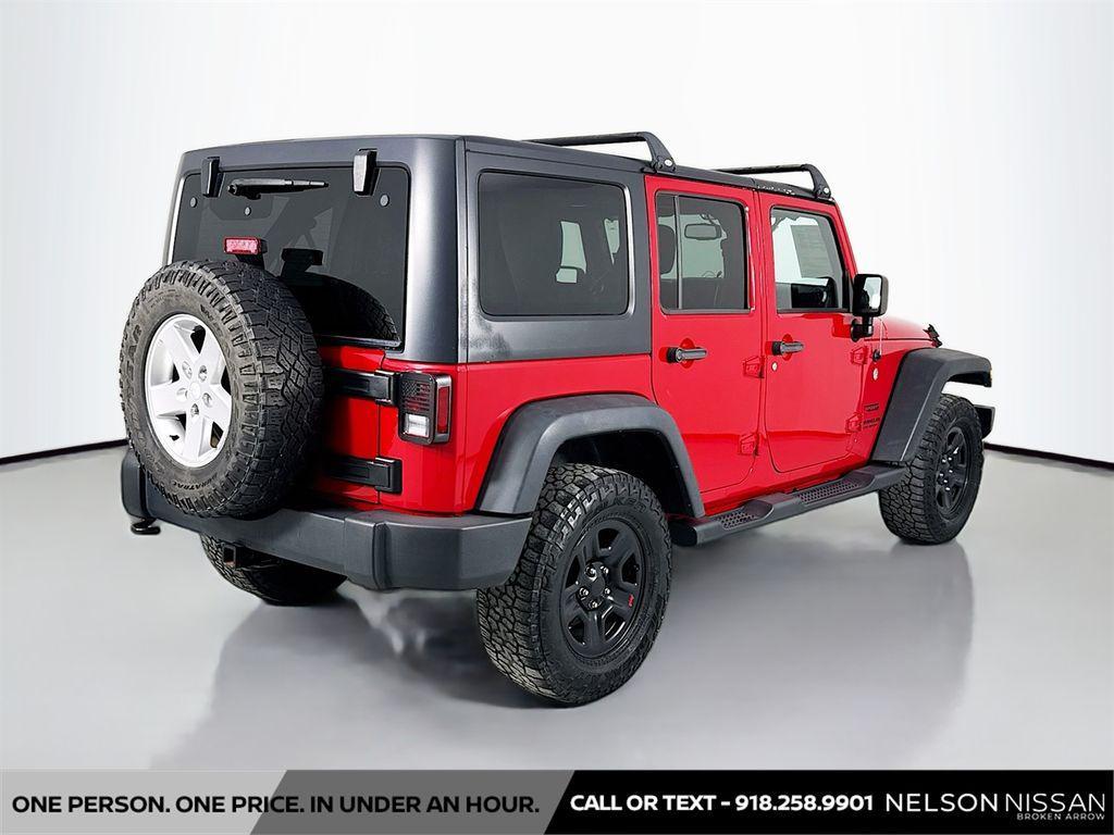 used 2014 Jeep Wrangler Unlimited car, priced at $15,713