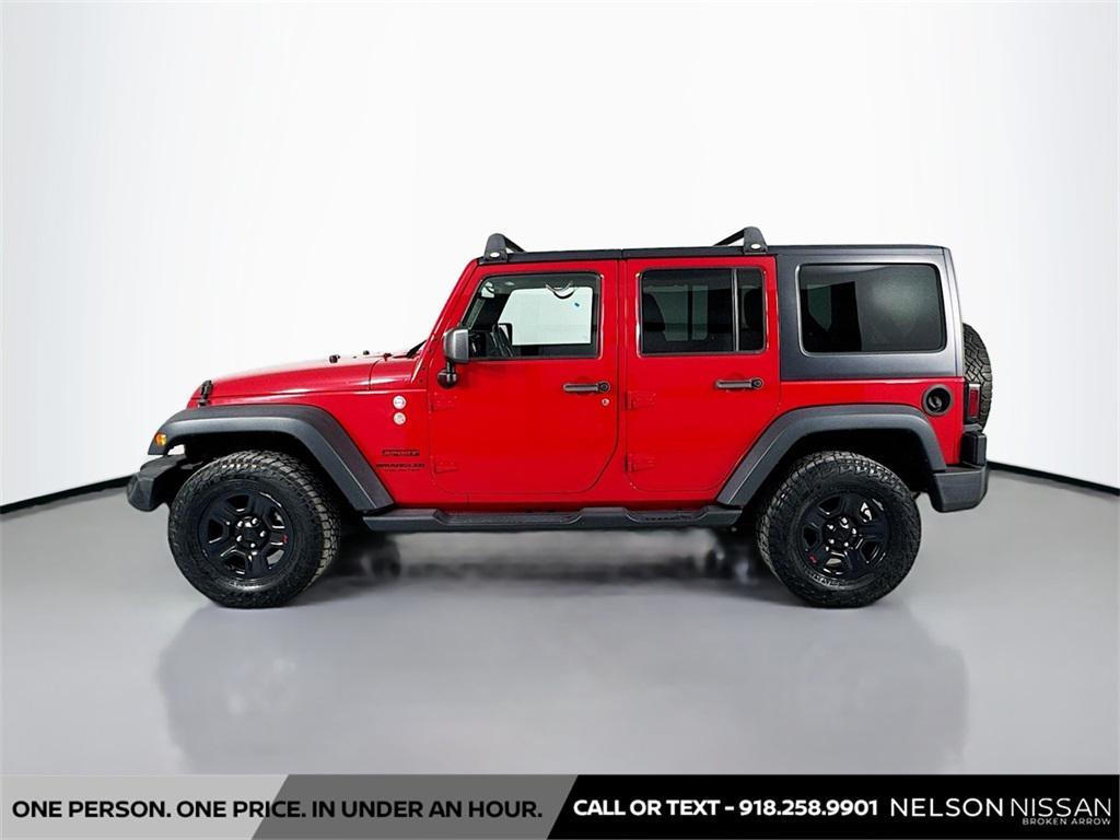 used 2014 Jeep Wrangler Unlimited car, priced at $15,713