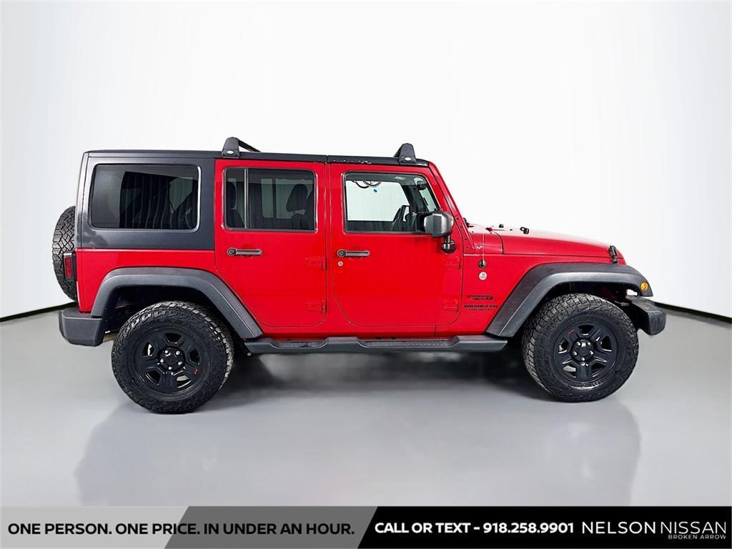 used 2014 Jeep Wrangler Unlimited car, priced at $15,713