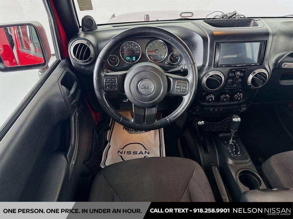 used 2014 Jeep Wrangler Unlimited car, priced at $15,713