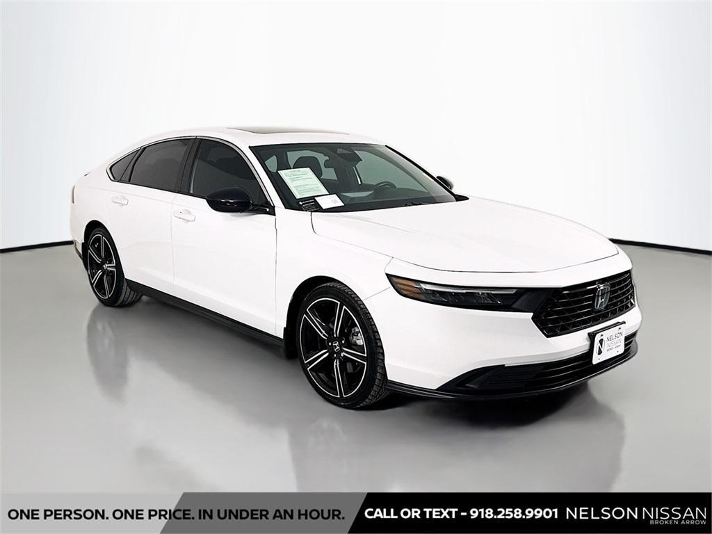 used 2023 Honda Accord Hybrid car, priced at $25,794