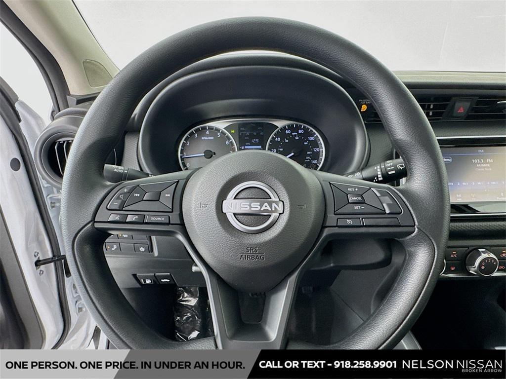 new 2025 Nissan Kicks car, priced at $21,497