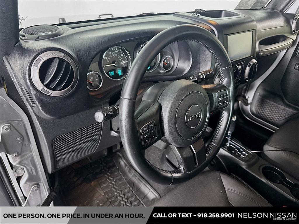 used 2017 Jeep Wrangler Unlimited car, priced at $18,995