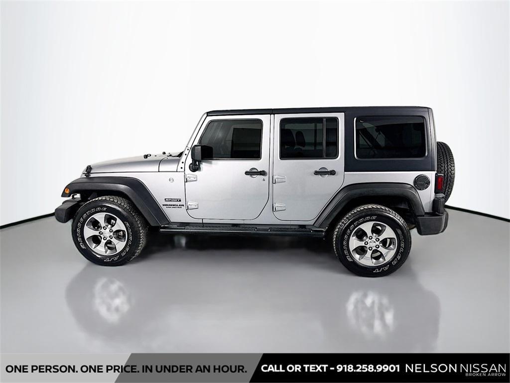 used 2017 Jeep Wrangler Unlimited car, priced at $18,995