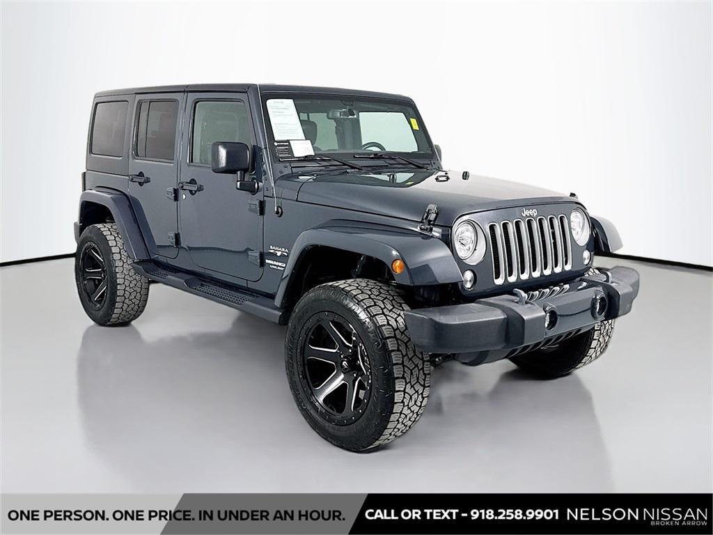 used 2017 Jeep Wrangler Unlimited car, priced at $19,995