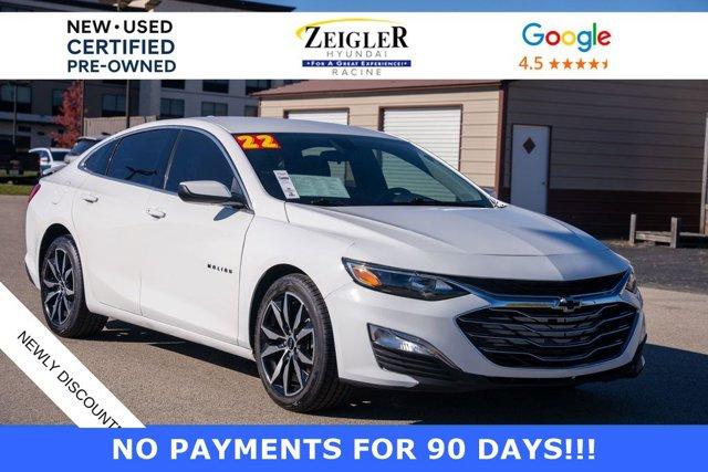 used 2022 Chevrolet Malibu car, priced at $19,298