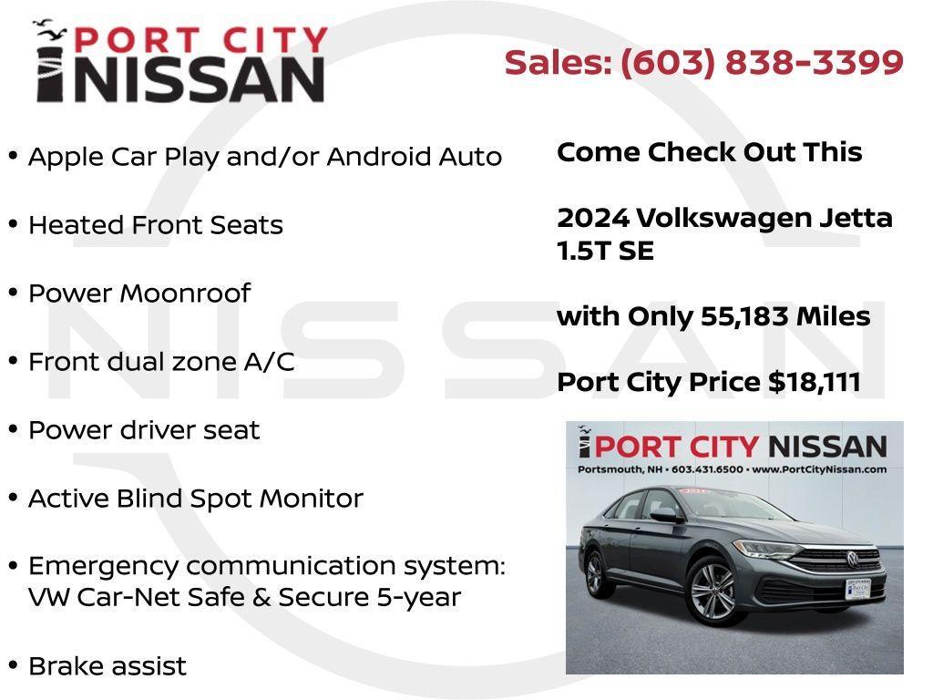 used 2024 Volkswagen Jetta car, priced at $18,885