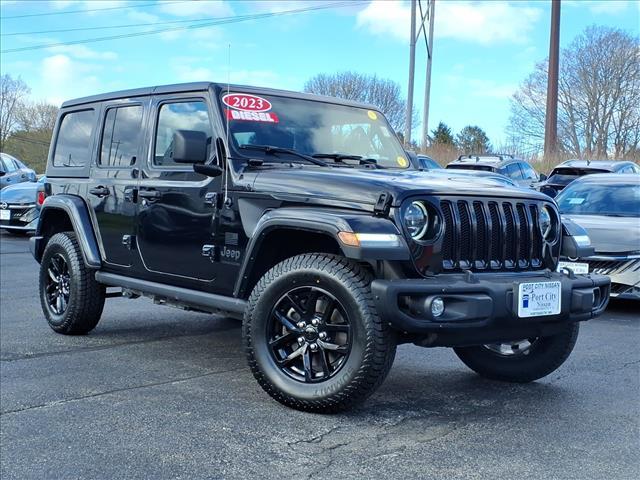 used 2023 Jeep Wrangler car, priced at $33,404