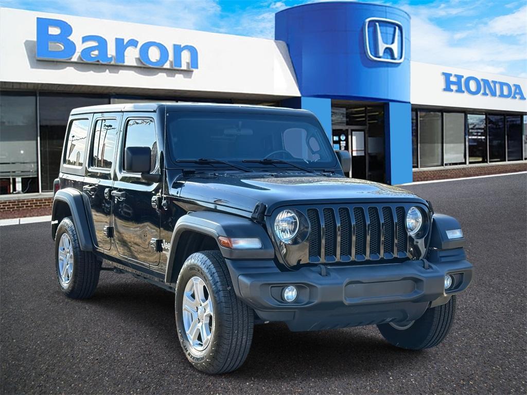 used 2020 Jeep Wrangler Unlimited car, priced at $22,547