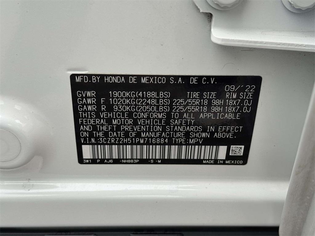 used 2023 Honda HR-V car, priced at $22,900