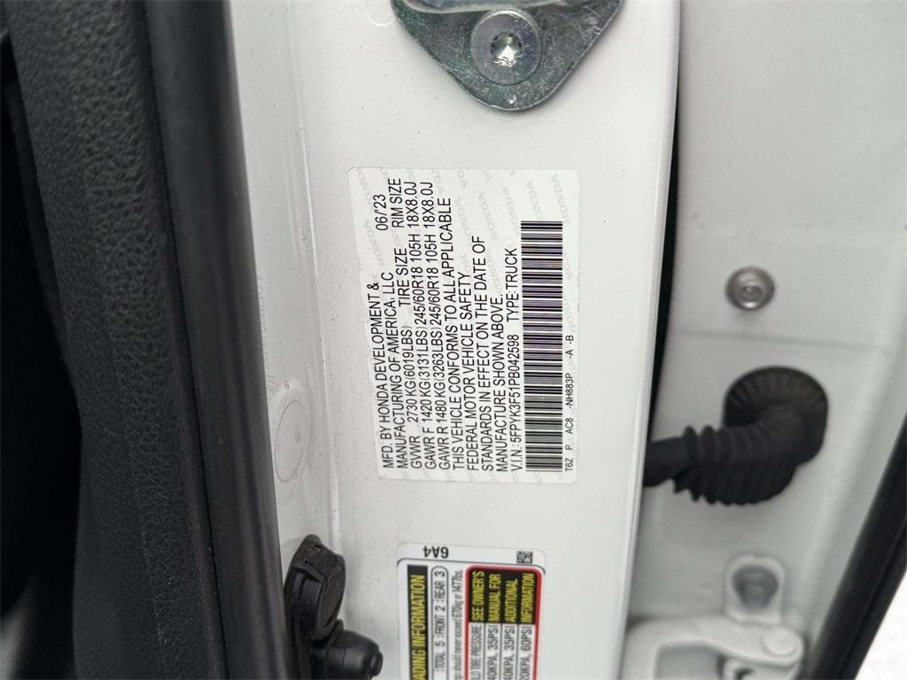 used 2023 Honda Ridgeline car, priced at $28,785