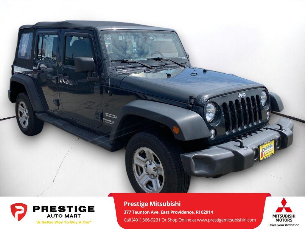 used 2017 Jeep Wrangler Unlimited car, priced at $19,698