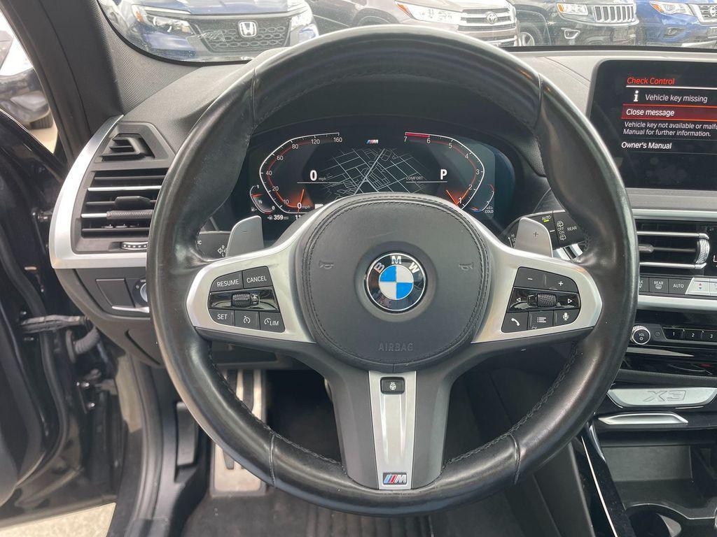 used 2022 BMW X3 car, priced at $26,395