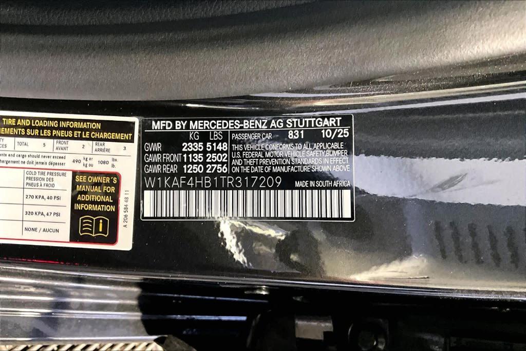 new 2026 Mercedes-Benz C-Class car, priced at $56,955